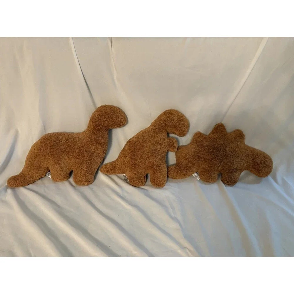 Dino Nugget Pillow Set Of 3, Funny Chicken Nugget Plushie